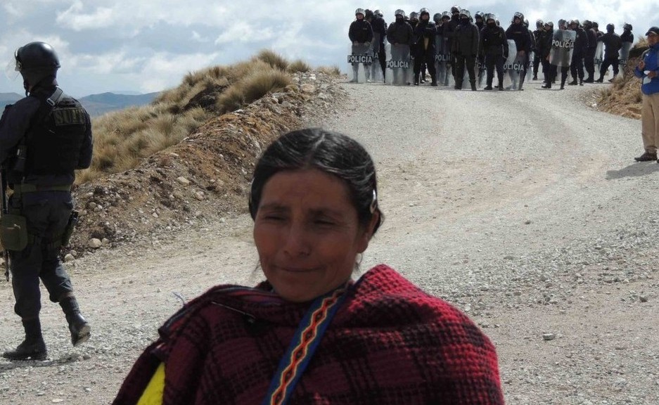 Indigenous Peruvian farmworker Maxima Acuña de Chaupe