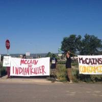 McCain Chased Off Reservation By Pissed-Off Navajo Activists (VIDEO)