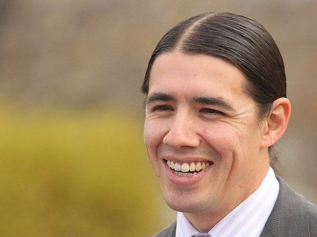 Robert-Falcon Oulette was one of 10 aboriginal MPs elected when the Liberals swept to power Monday